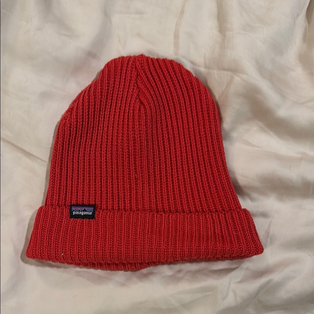 Patagonia Red Knit Beanie